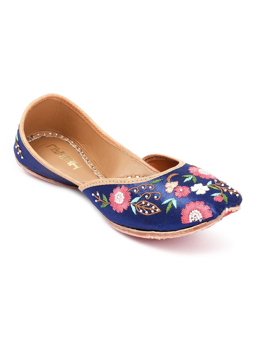 

Nysah Women Embellished Ethnic Mojaris Flats, Blue