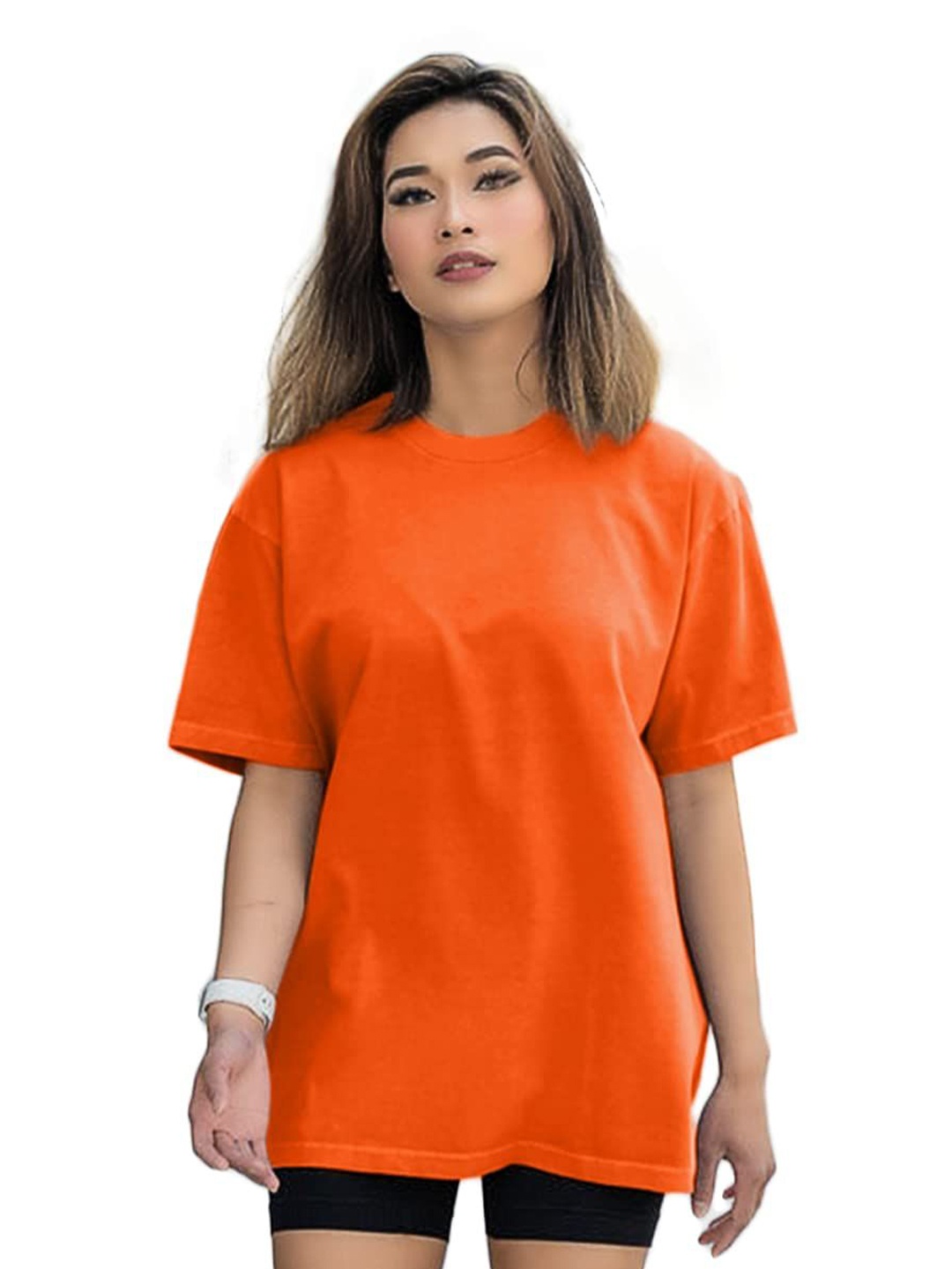 

NOTWILD Women Classic Opaque Casual Shirt, Orange