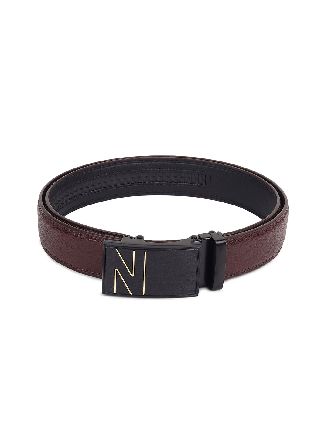 

Provogue Men Textured Belt, Brown