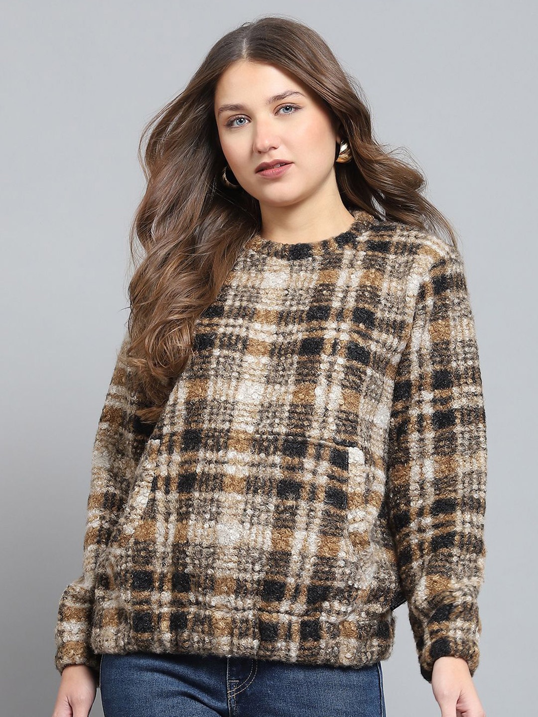 

rock.it Women Sweatshirt, Brown
