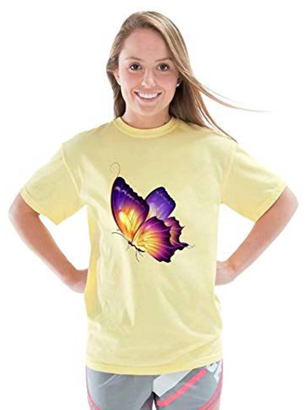 

VLAM Women Printed T-shirt, Yellow