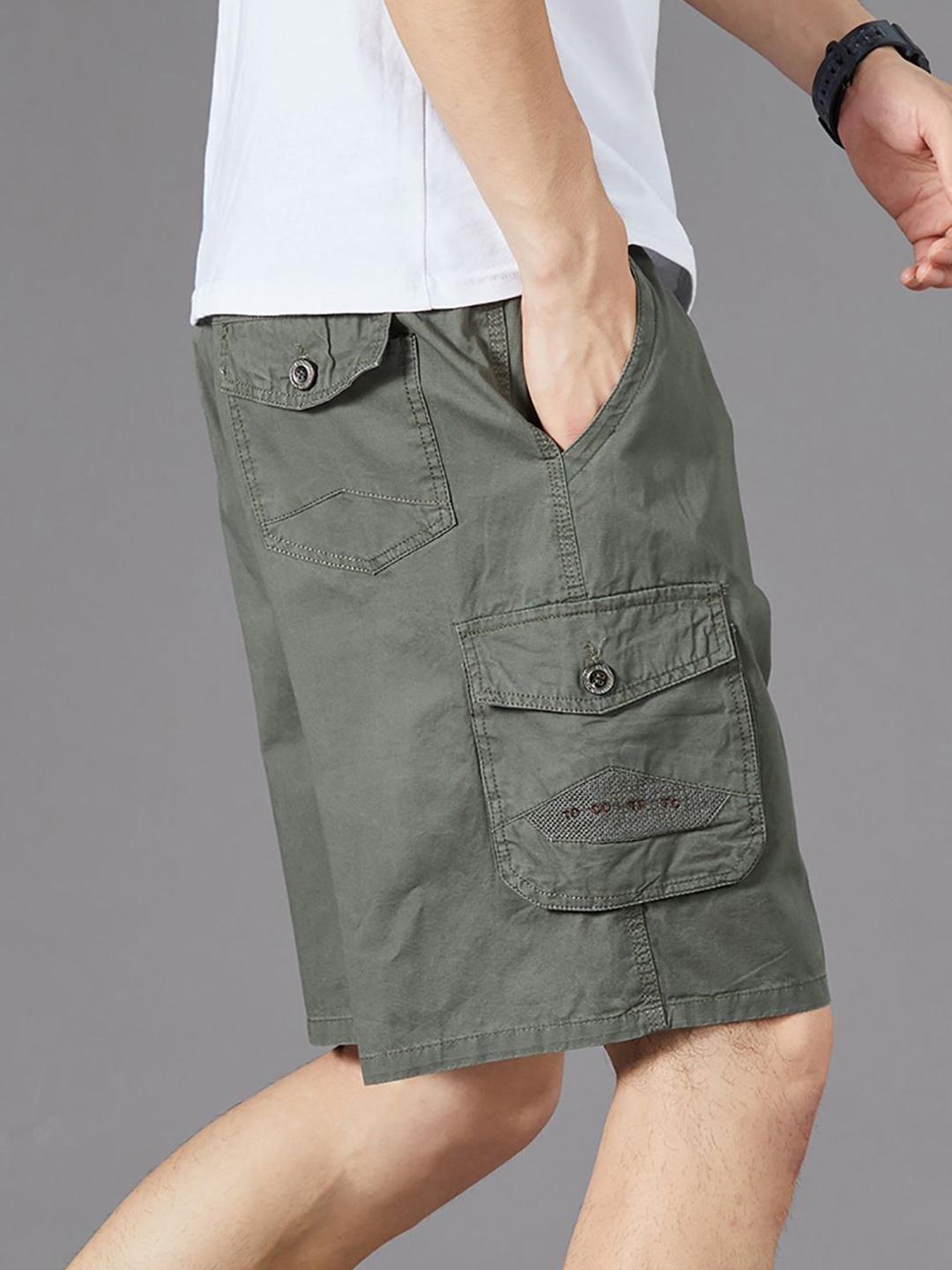 

StyleCast x Revolte Men Shorts, Green