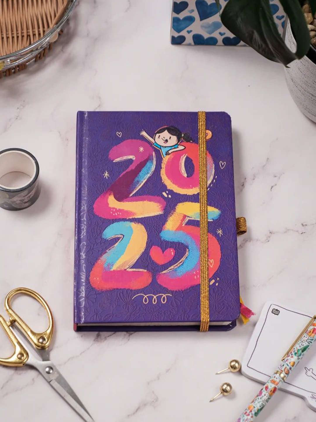 

Alicia Souza Solid Planner Stationery, Purple