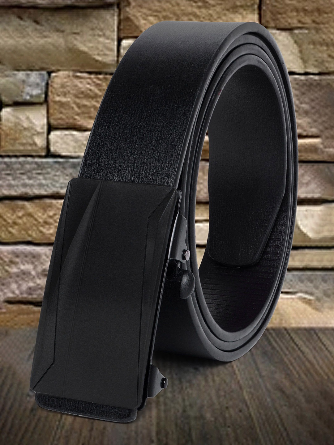

Provogue Men Textured Belt, Black