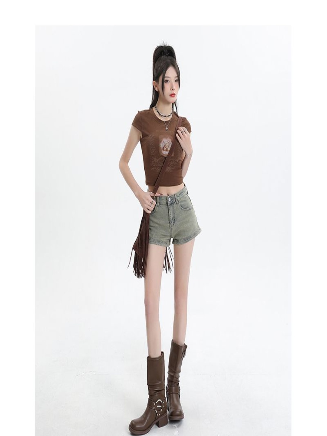

StyleCast x Revolte Women Hot Pants Shorts, Blue