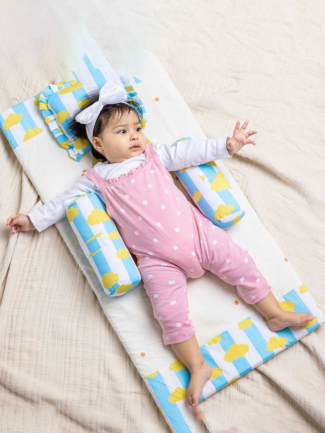 

TIDY SLEEP Kids Mini Travel Bedding Set, Blue
