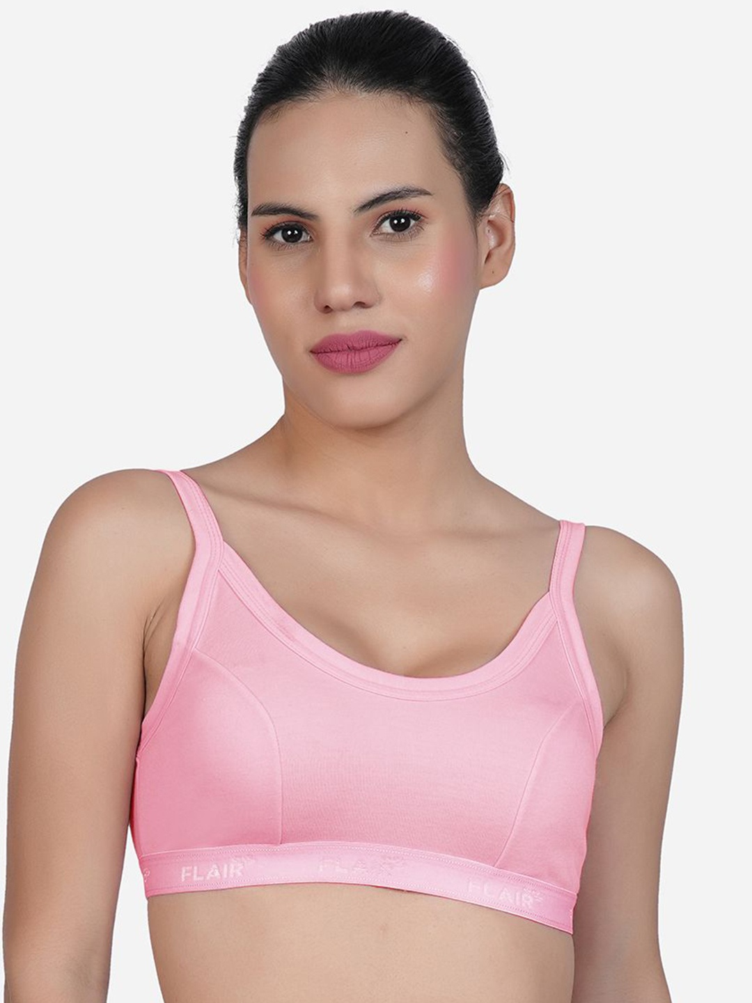 

SHYAM SONS FLAIR Full Coverage Non-Wired Bra, Pink