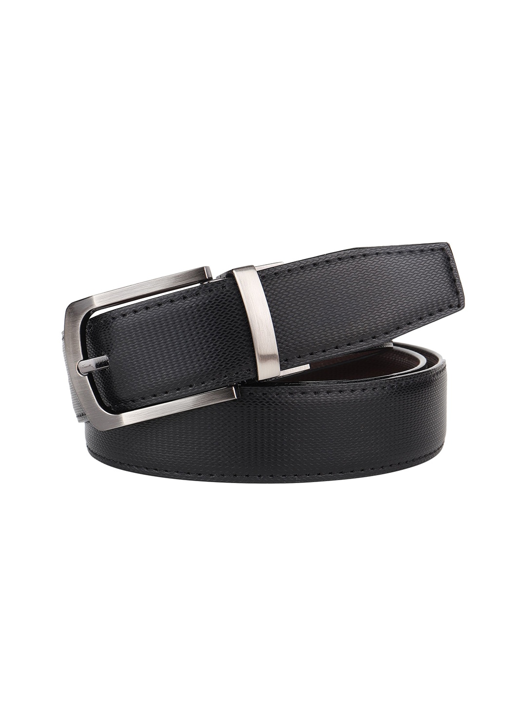 

Provogue Men Textured Formal Belt, Black