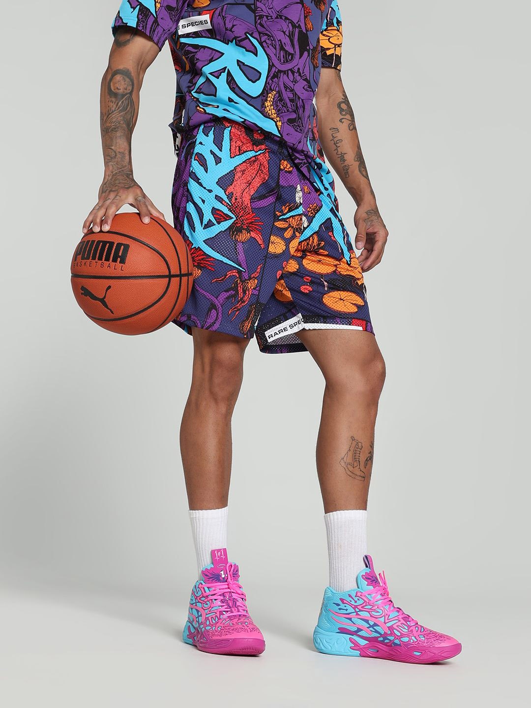 

Puma Melo Phoenix Men's Oversized Basketball Shorts, Blue