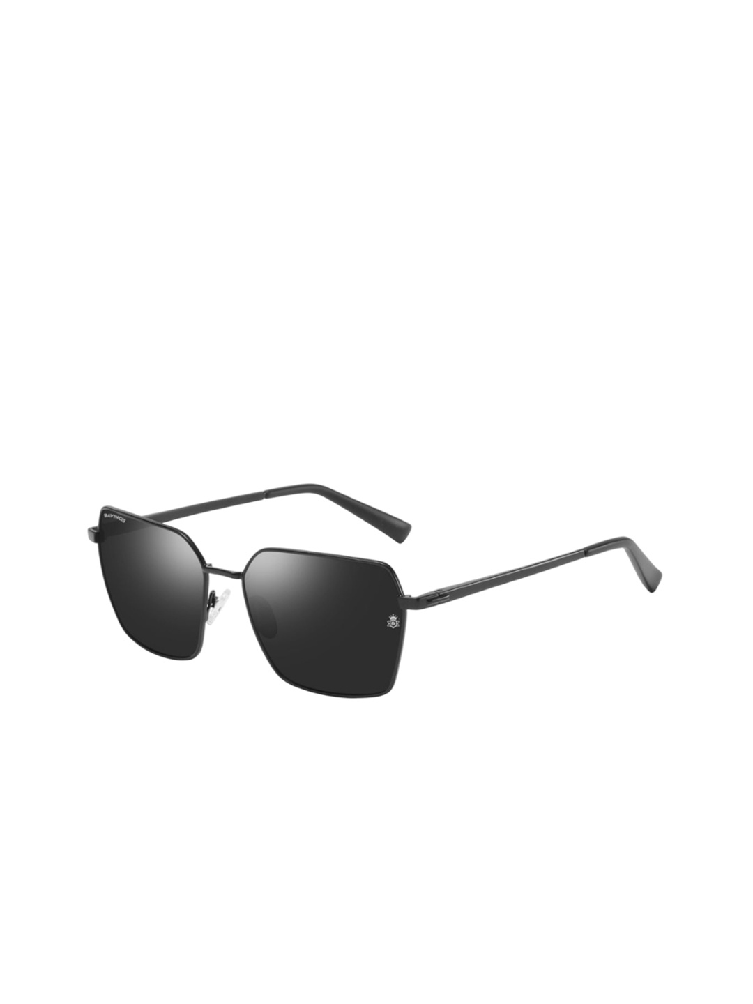

BAVINCIS Unisex Square Sunglasses with UV Protected Lens, Black