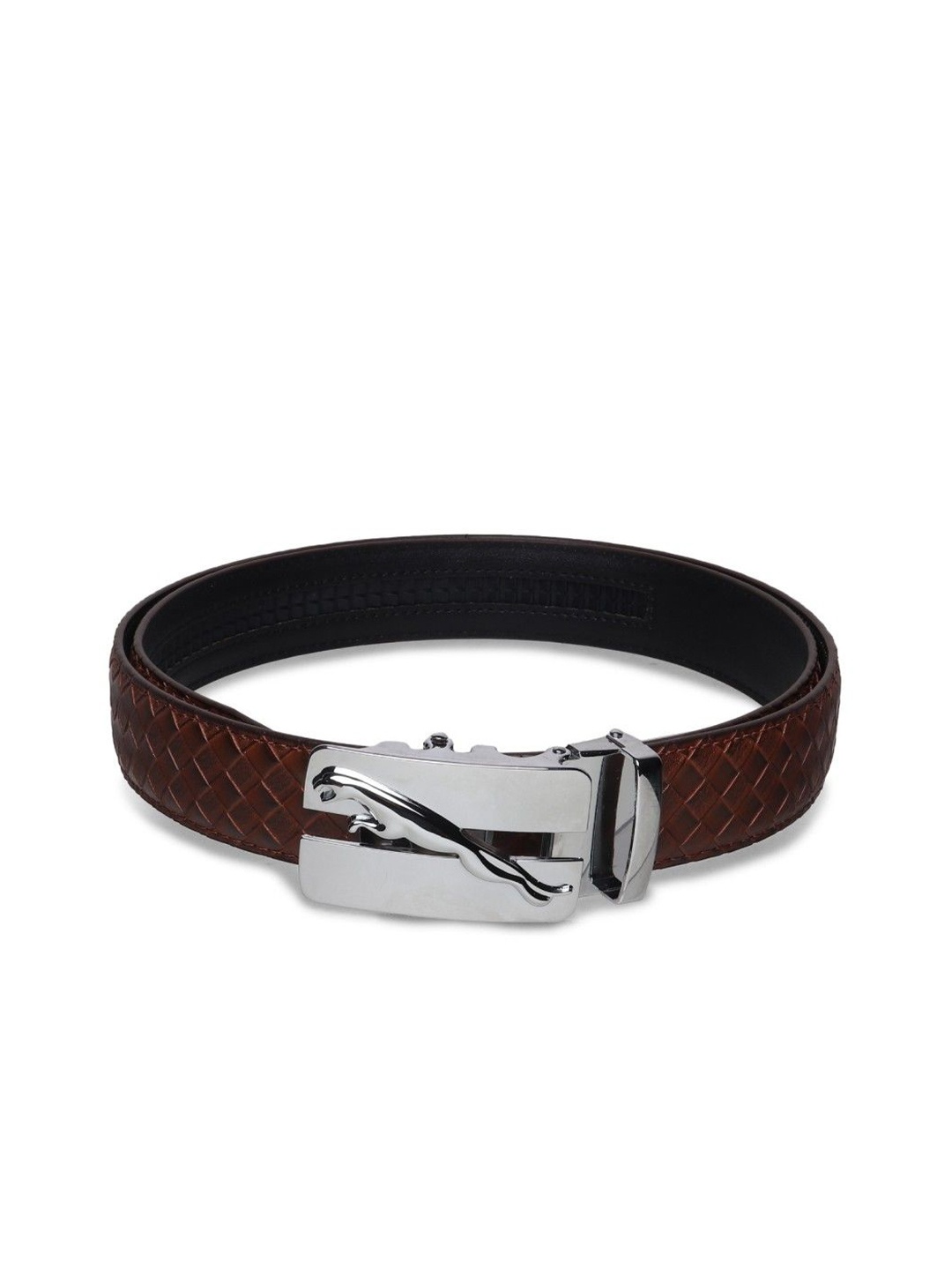 

Provogue Men Textured Belt, Brown