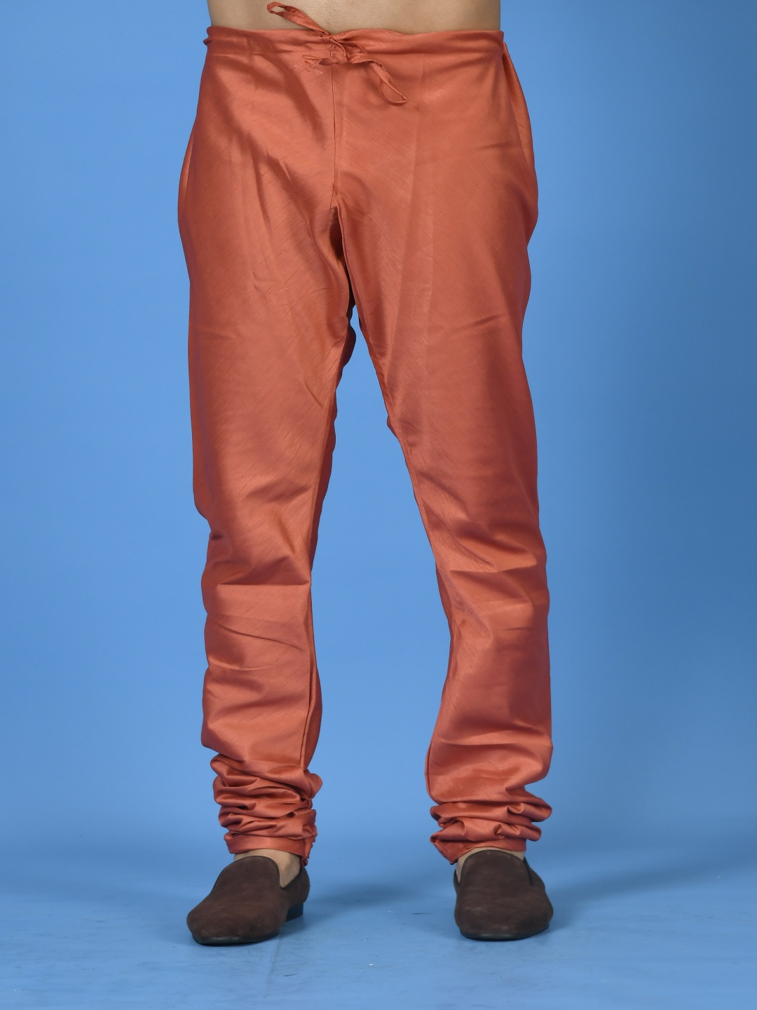 

Sayisha Men Slim-Fit Churidar, Rust