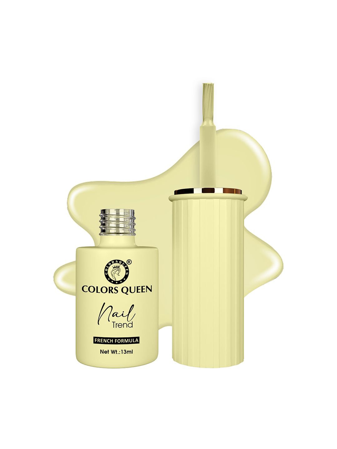 

Colors Queen Nail Trend French Formula Quick Dry Nail Polish - 13ml - Bright Light, Yellow