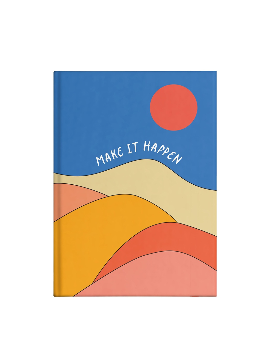 

happywagon Landscape Hardbound Planner Stationery, White