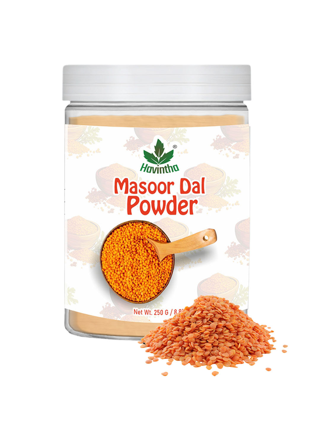 

Havintha Masoor Dal Powder For Tan Removal - 250 g, White