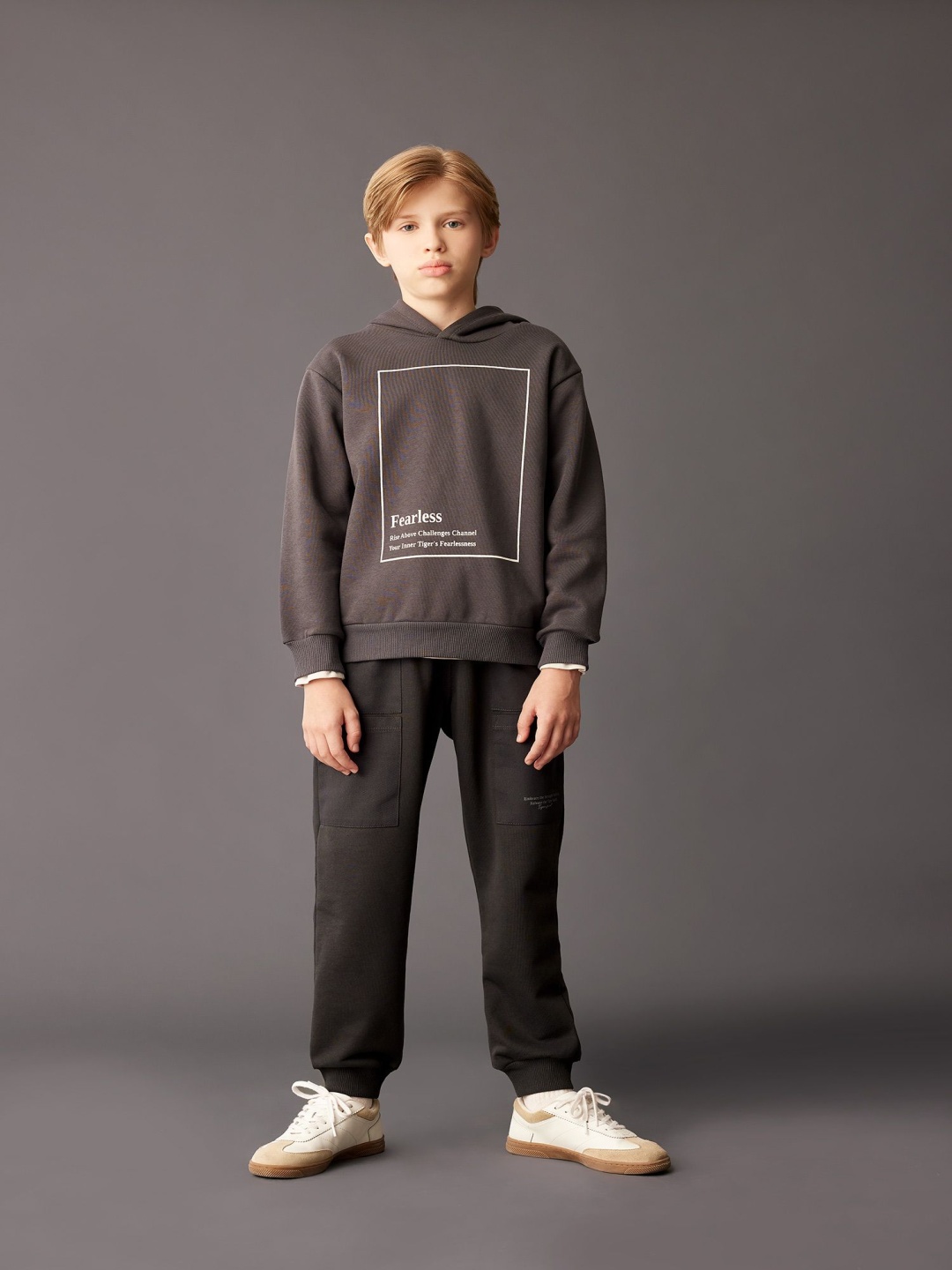 

DeFacto Boys Mid-Rise Joggers Trousers, Black