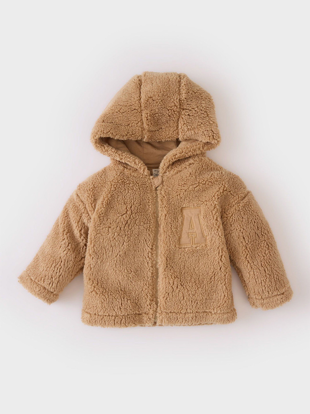 

DeFacto Boys Hooded Front-Open Sweaters, Brown