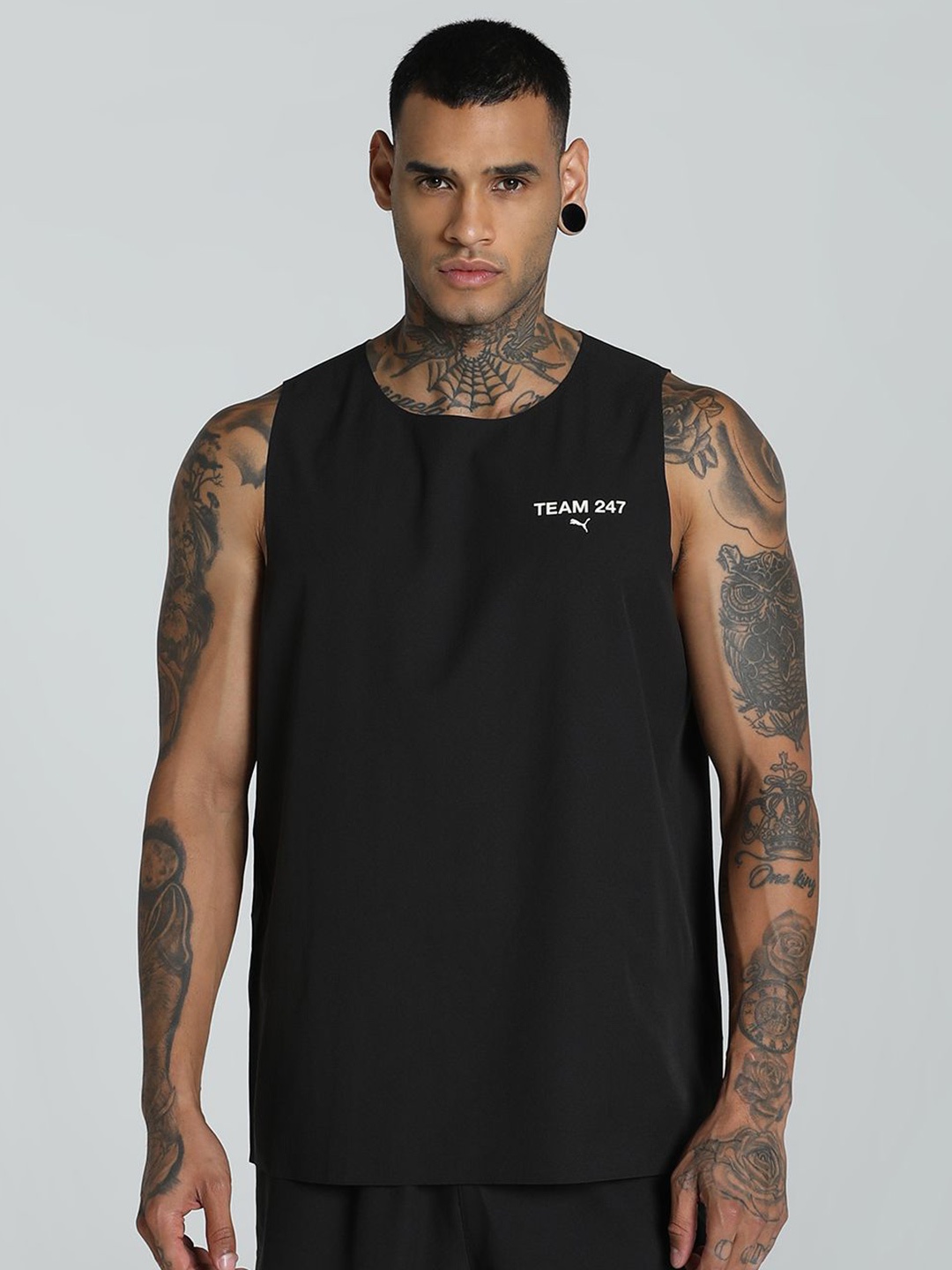 

Puma x Represent 247 Printed Relaxed Fit Sleeveless Tank, Black