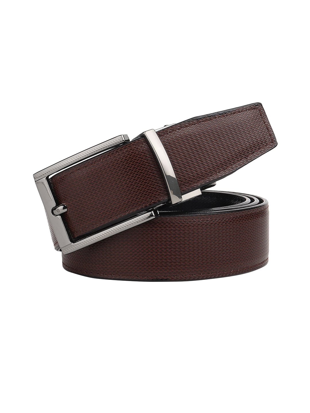 

Provogue Men Textured Reversible Formal Belt, Brown