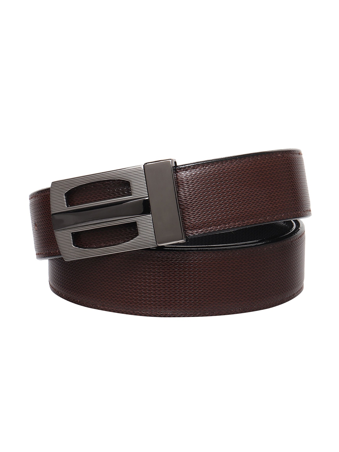 

Provogue Men Textured Reversible Formal Belt, Brown