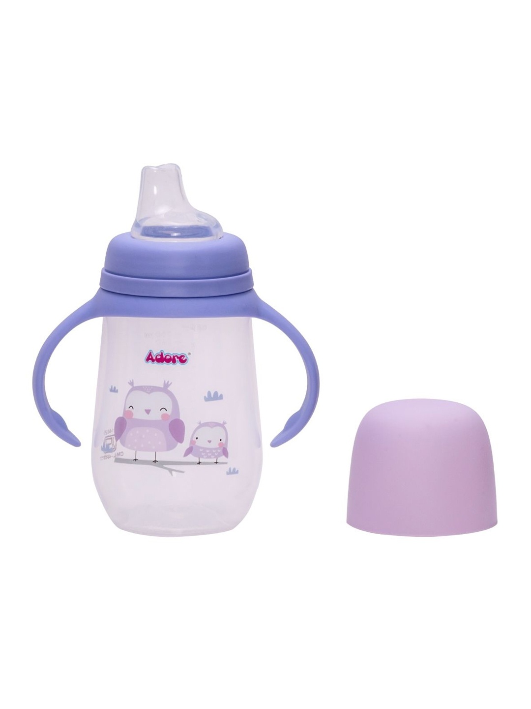 

Adore Kids Ireland Blue & White Wide Neck Soft Spout Sipper With Twin Handle 250ml, Purple
