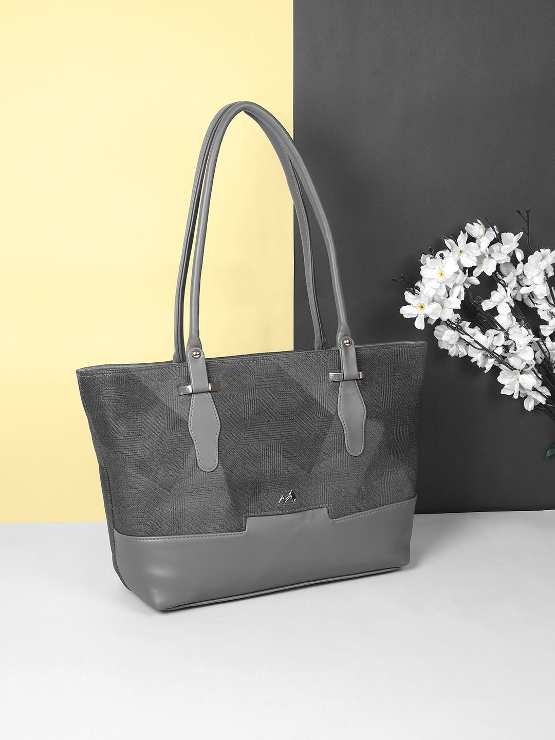 

Metro Structured Tote Bag, Grey