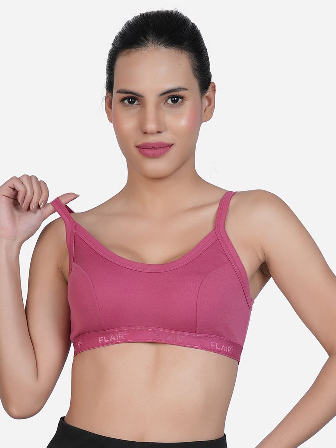 

SHYAM SONS FLAIR Full Coverage Workout Bra, Maroon