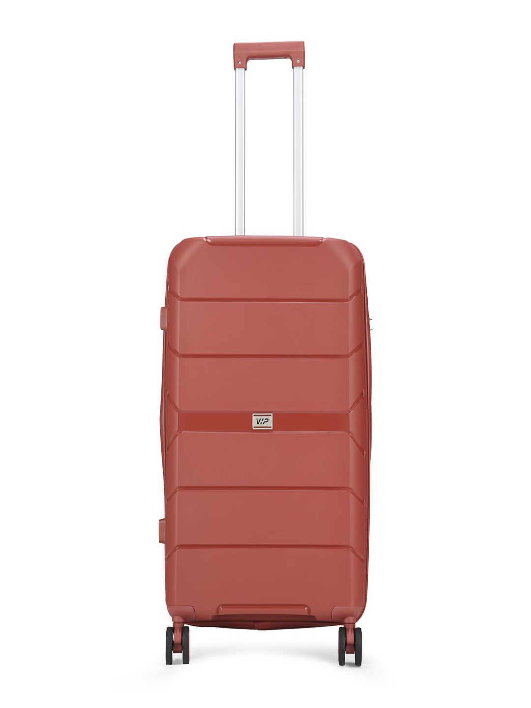 

VIP Unisex Pristine Check-In Hard-Sided Medium Trolley Bag - 61 Cm, Red