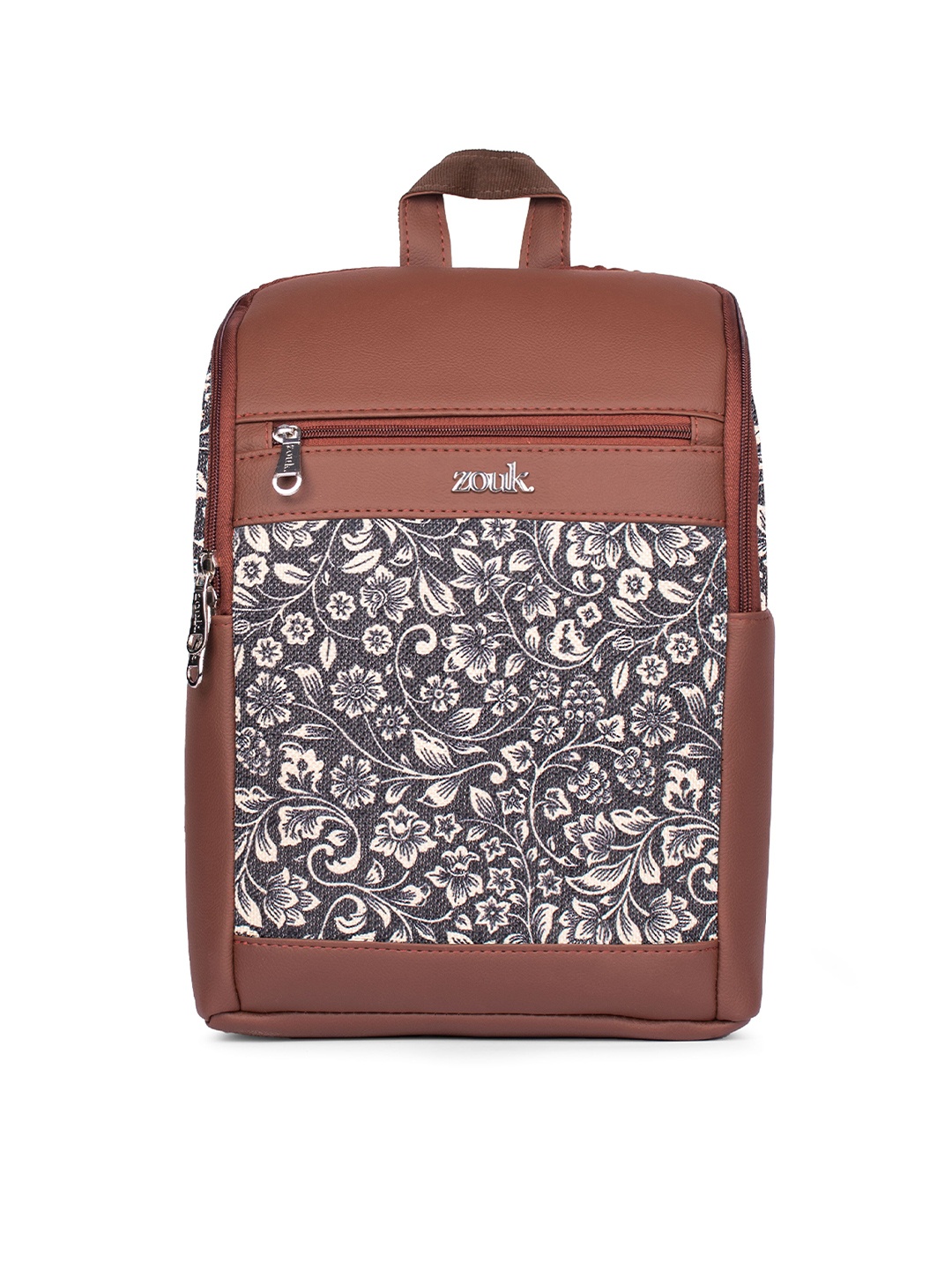 

ZOUK Unisex FloMotif Amalia Daypack, Brown