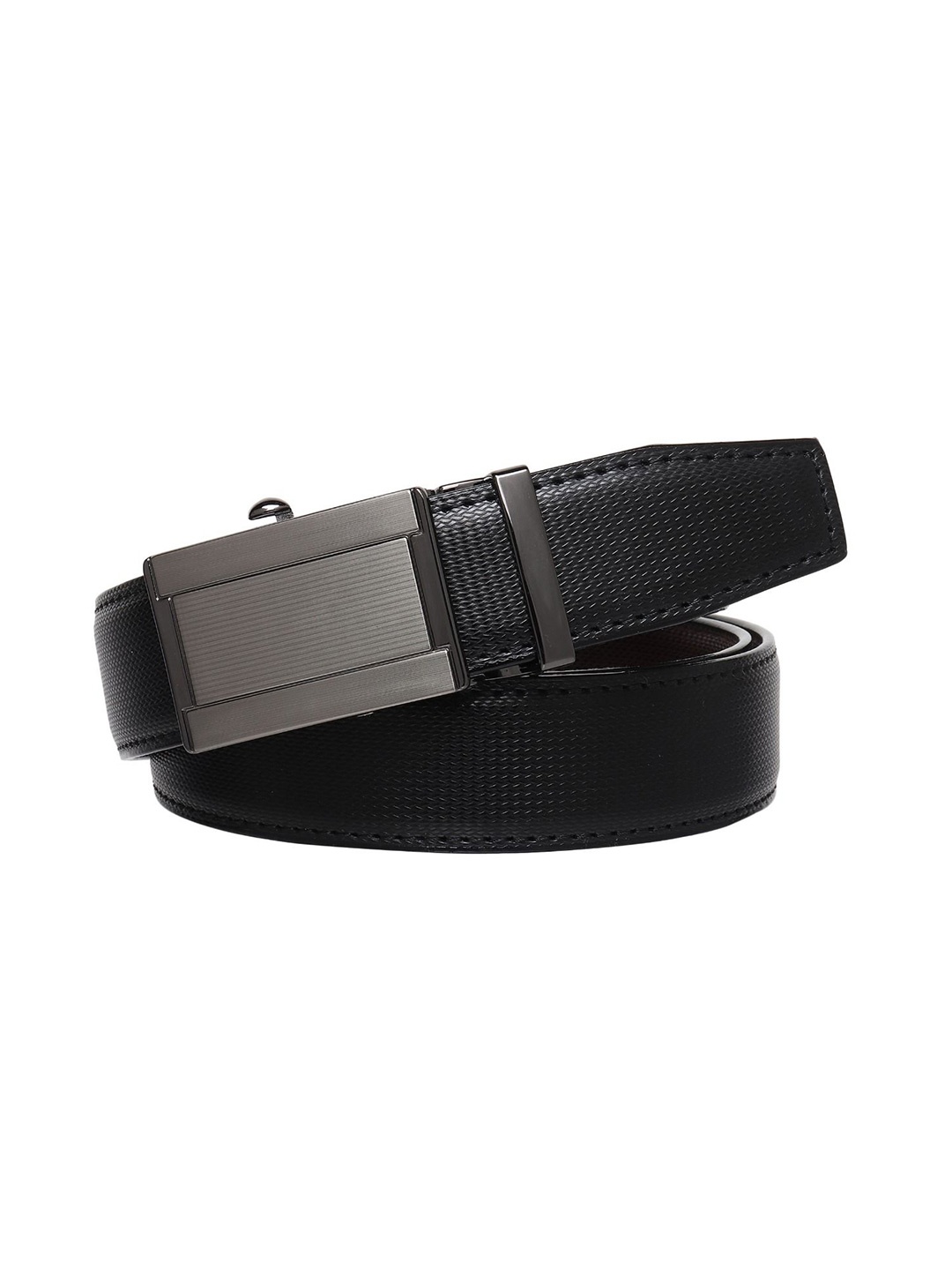 

Provogue Men Textured Reversible Belt, Black