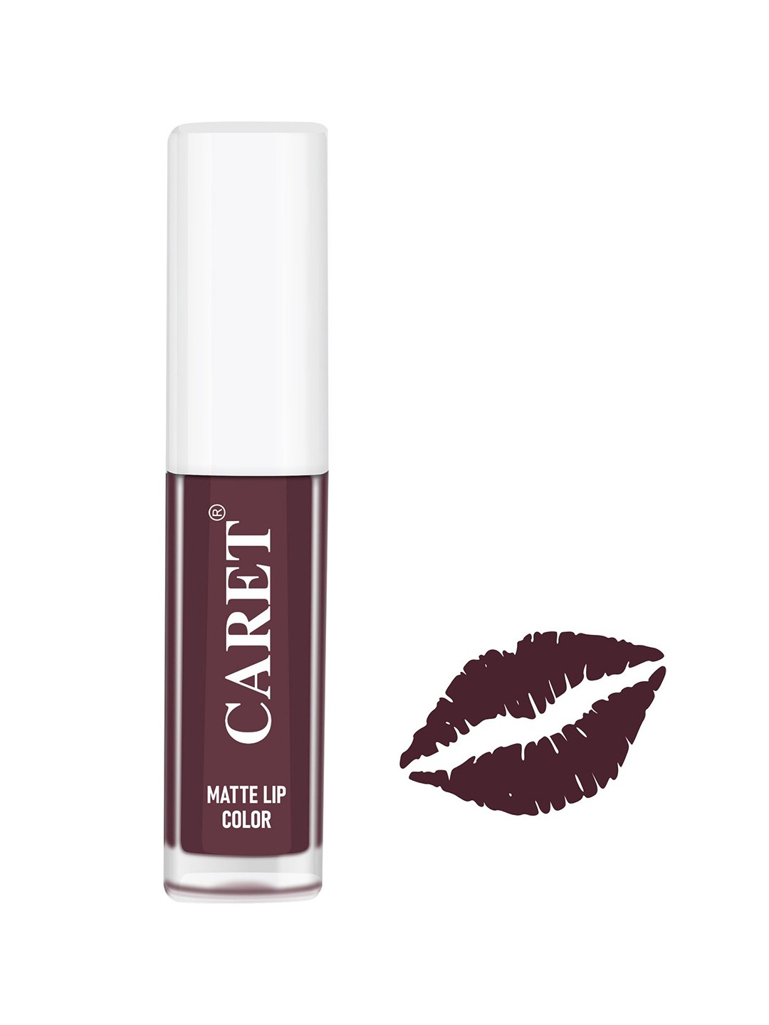 

CARET ORGANIC Super-Pigmented Liquid Matte Lipstick - 2 ml - Shade - 7, Maroon