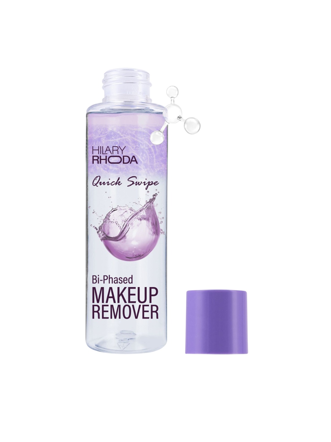 

Hilary Rhoda Quick Swipe Bi-Phased Makeup Remover With Aloe Vera & Witch Hazel- 100 ml, Transparent