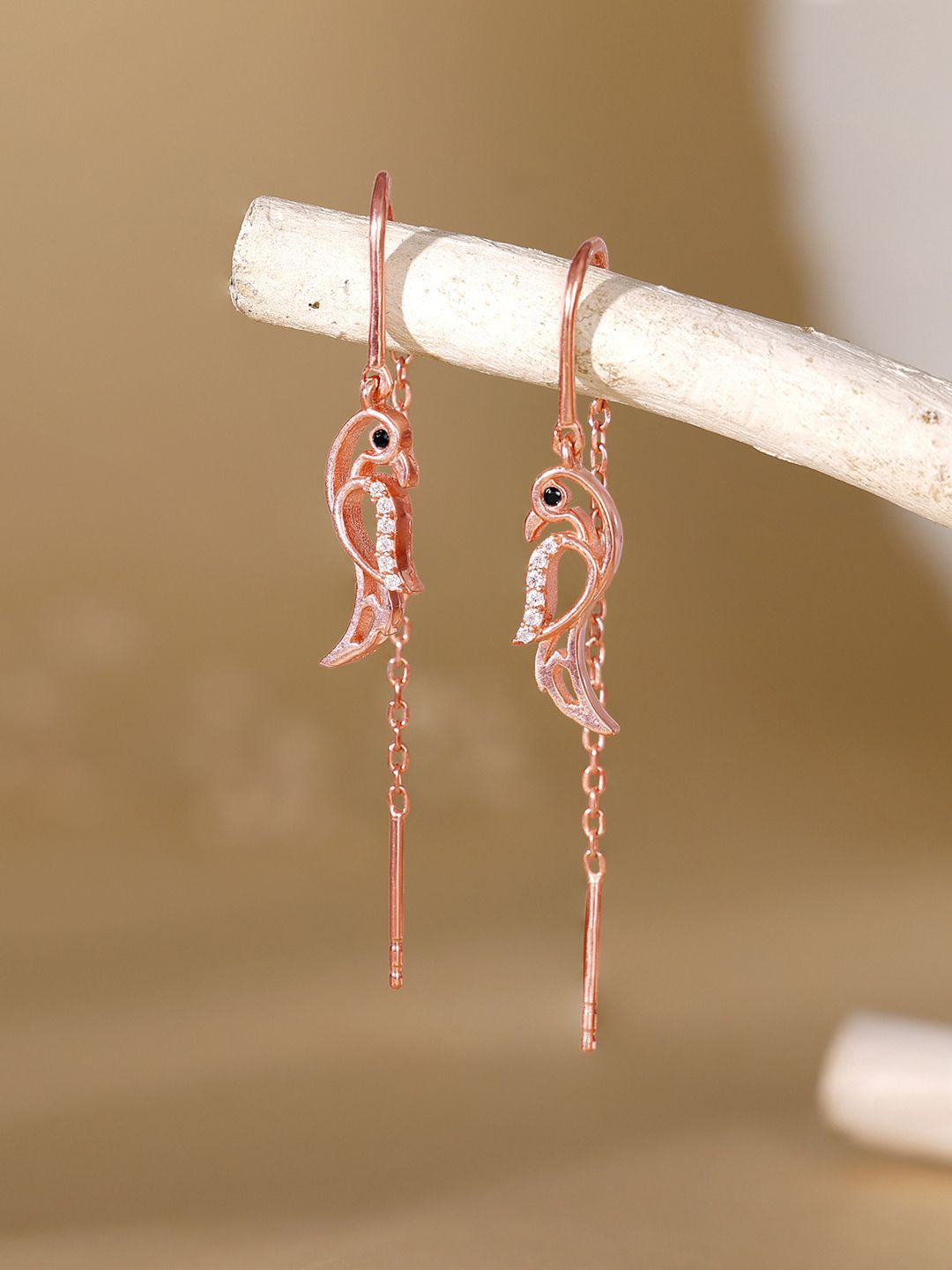 

GIVA Contemporary Ear Cuff Earrings, Rose gold