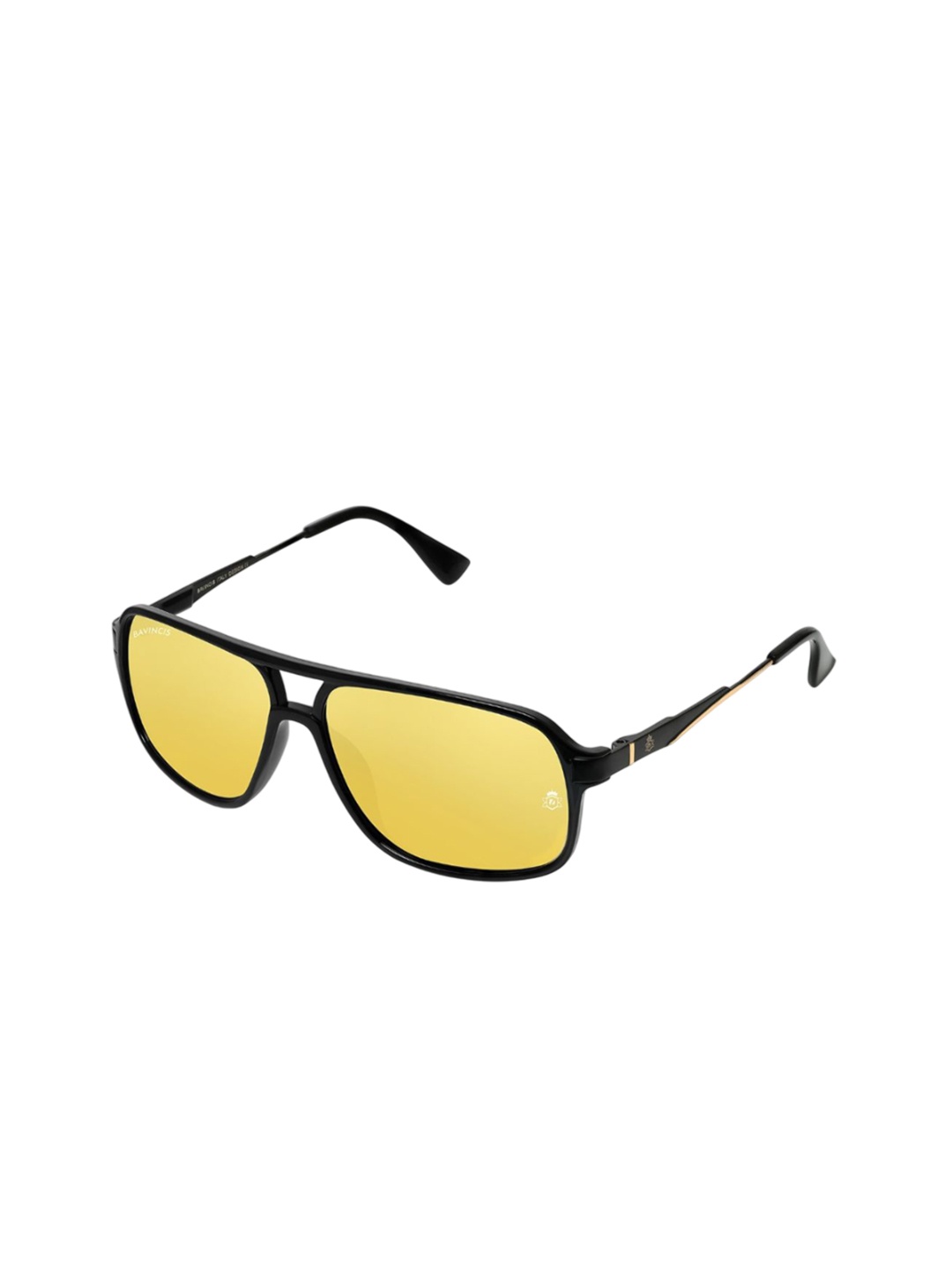 

BAVINCIS Unisex Square Sunglasses with UV Protected Lens, Yellow