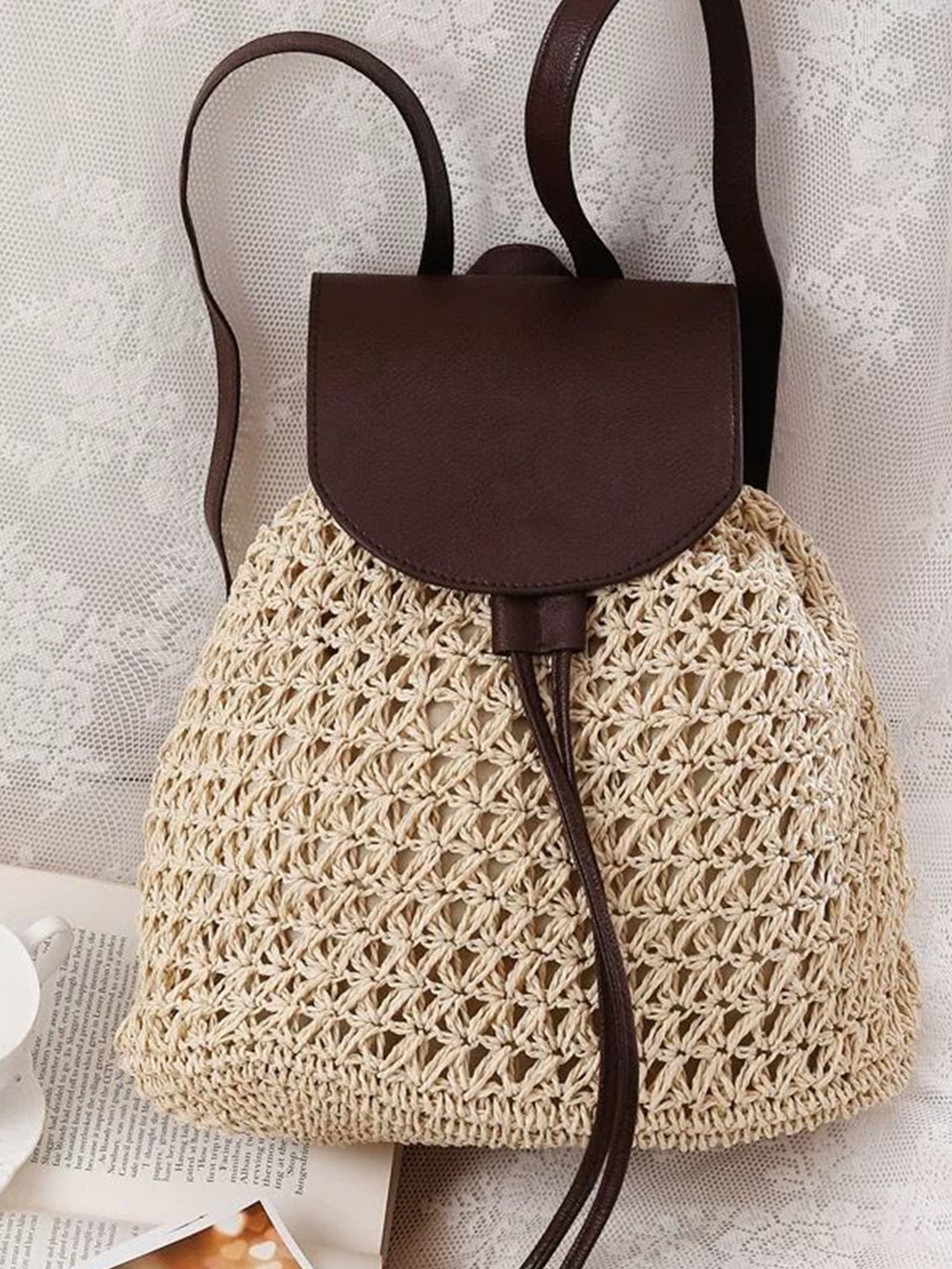 

StyleCast Women Backpack, Cream
