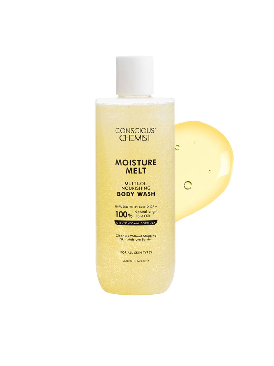 

Conscious Chemist Moisture Melt Multi-Oil Nourishing Bodywash - 300ml, Beige
