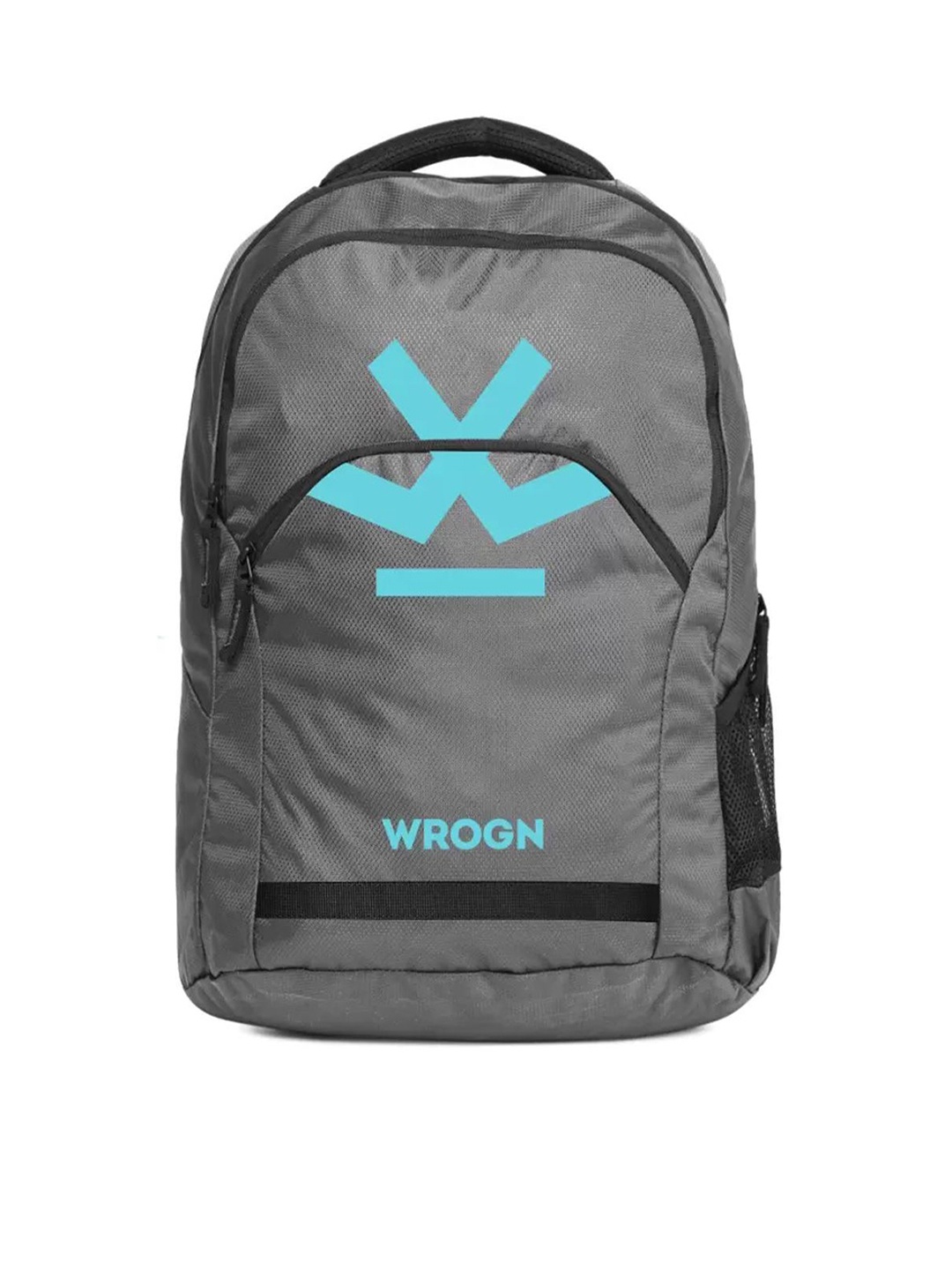

WROGN Unisex Brand Logo Medium Backpack, Grey