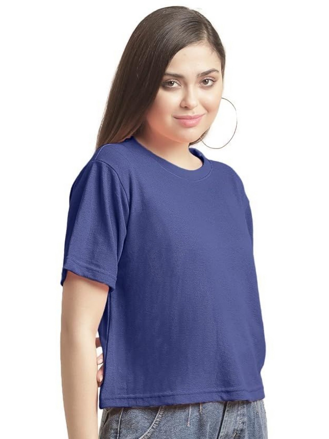 

NOTWILD Women Pack Of 3 Solid Cotton Relaxed Fit Longline T-shirts, Black