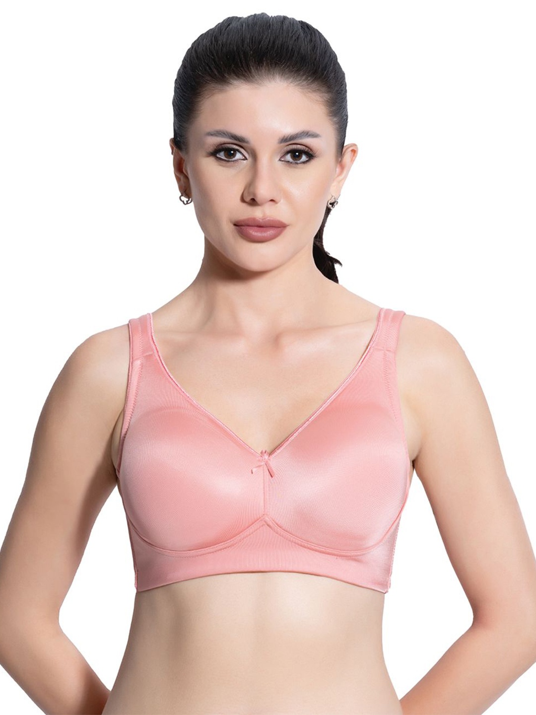 

VStar Women Non-Wired Full Coverage Bra, Pink