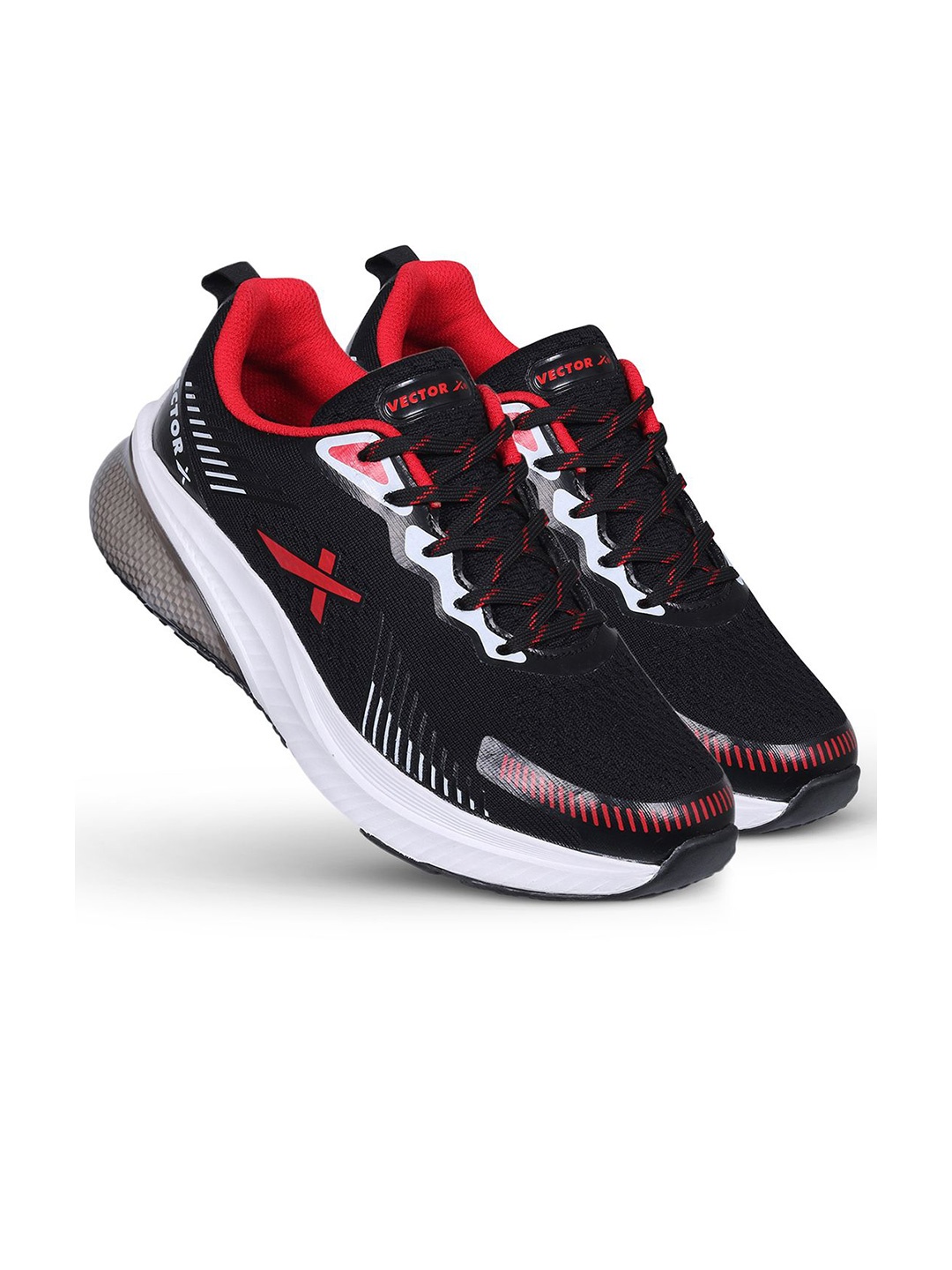 

VECTOR X Men RS-glide Mesh Running Non-Marking Shoes, Black