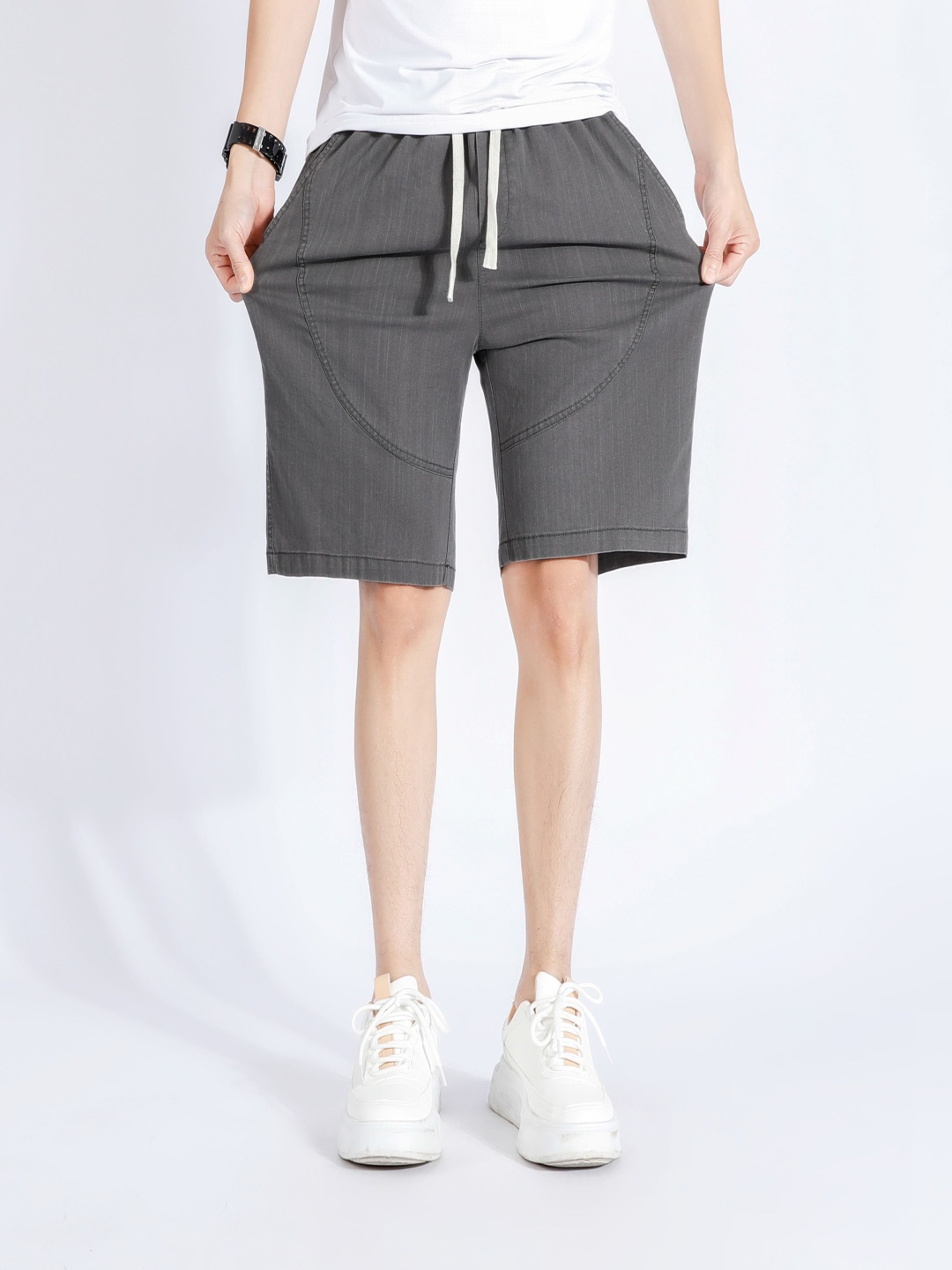 

StyleCast x Revolte Men Shorts, Grey