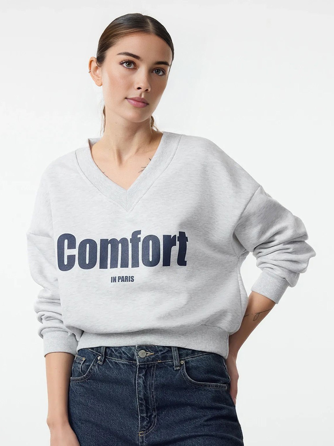 

Trendyol Men Sweatshirt, Na