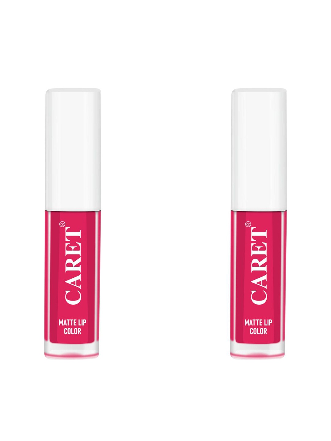 

CARET ORGANIC Set Of 2 Super-Pigmented Liquid Matte Lipsticks - 2 ml Each - Pink 4