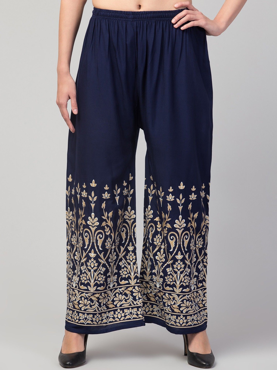 

STYLE PREZONE Women Relaxed Trousers, Navy blue