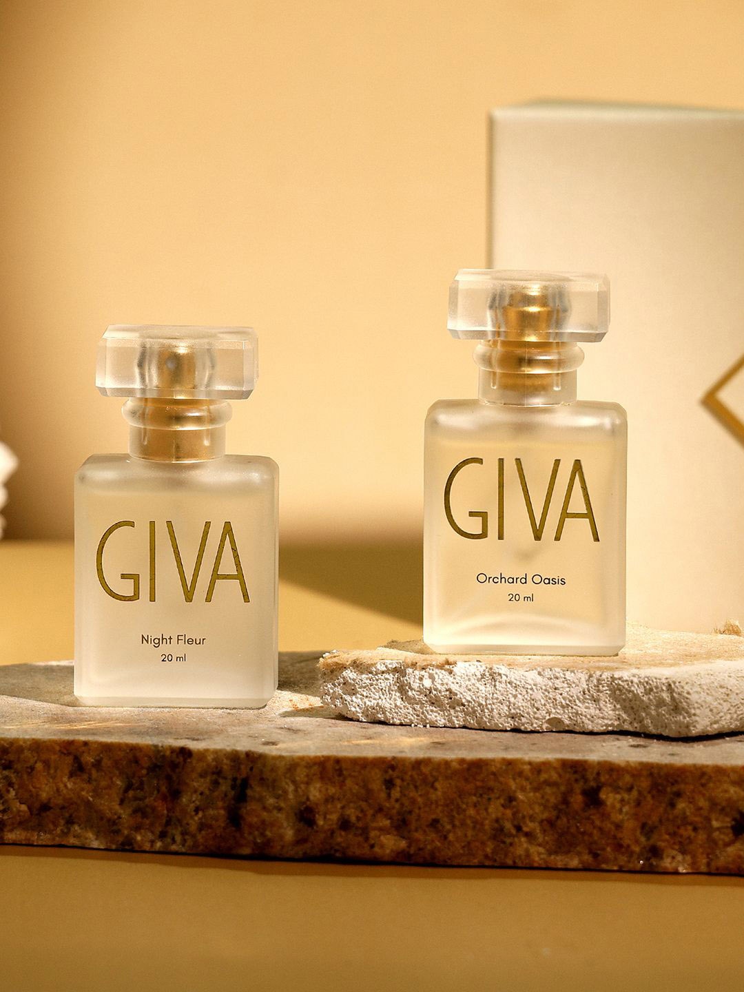 

GIVA Set Of 2 Evening Blossom - Orchard Oasis & Night Fleur Eau De Parfum- 20 ml Each, White