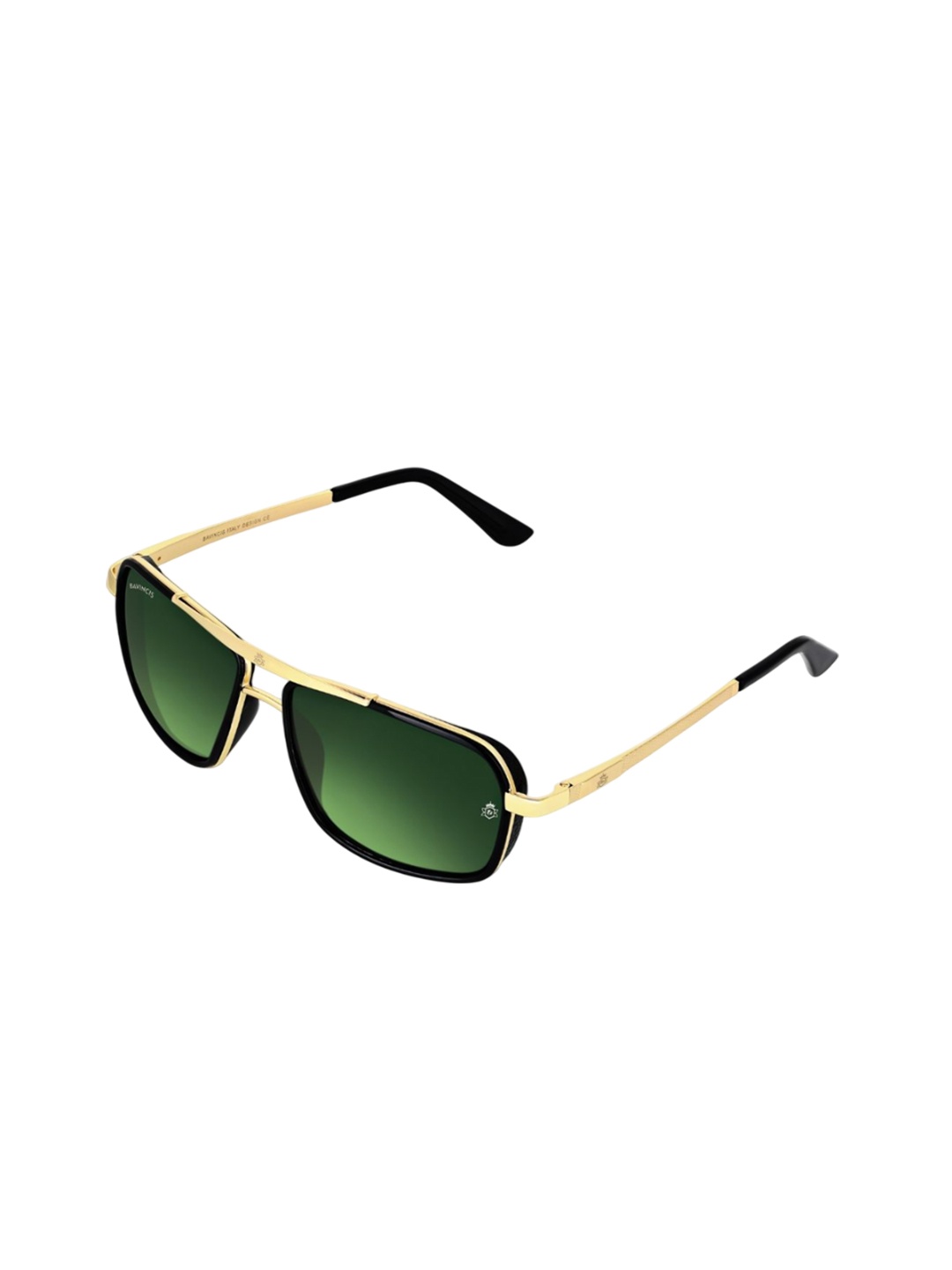 

BAVINCIS Unisex Square Sunglasses with UV Protected Lens, Green