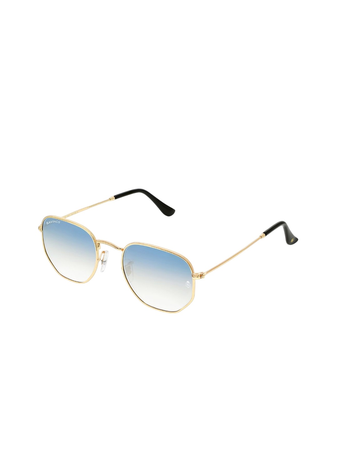 

BAVINCIS Unisex Square Sunglasses with Polarised and UV Protected Lens, Blue
