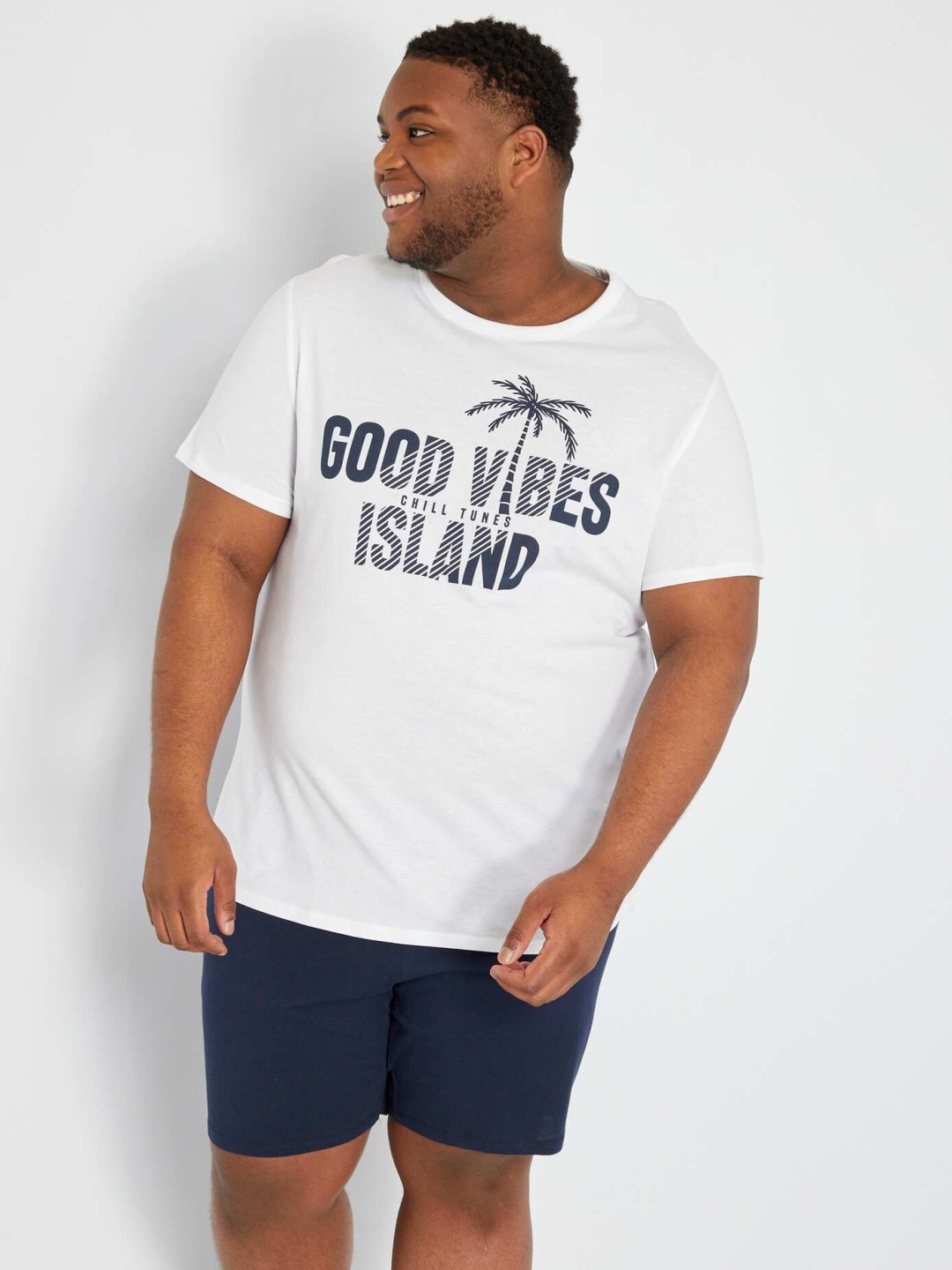 

KIABI Men Typography Printed T-shirt, Na