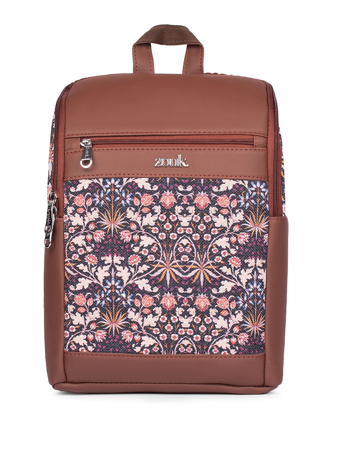 

ZOUK Unisex Kashmir Blooms Amalia Daypack, Brown