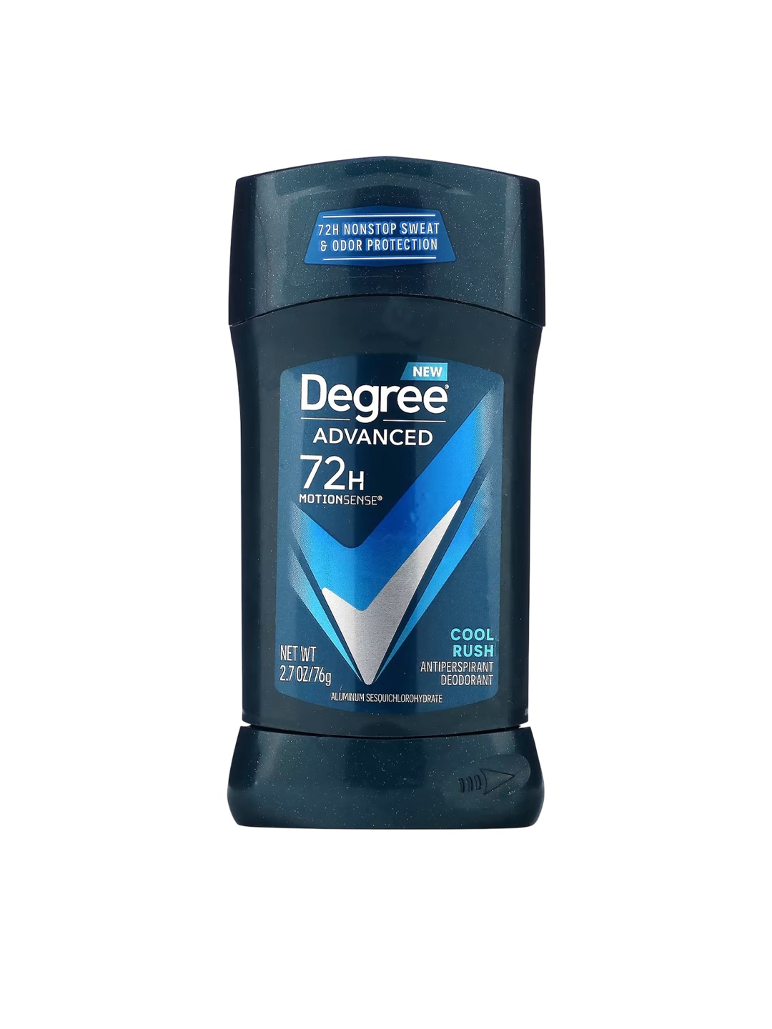 

DEGREE Advanced 72h Cool Rush Deodorant Stick - 76 g, Navy blue